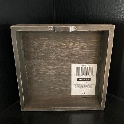 LOT 63: Black Corner Shelf Unit with Home Decor - Mirror, Candle Holder, Pink Glass Bowl, Sir Arthur Conan Doyle Book and More