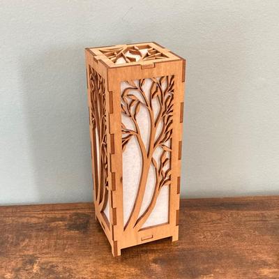 LOT 64: Asian Decor - Vintage Framed Artwork "Chinese Cemetery" and "Dice Players near Amoy", Handcrafted Tea Light...