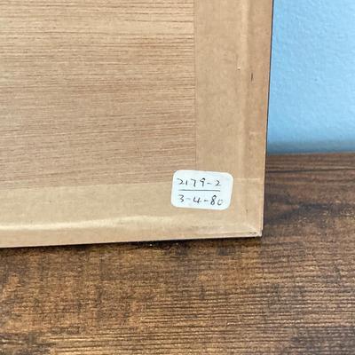 LOT 64: Asian Decor - Vintage Framed Artwork "Chinese Cemetery" and "Dice Players near Amoy", Handcrafted Tea Light...