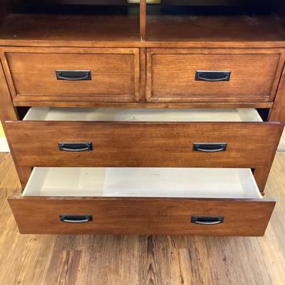 LOT 67: Wooden Media Chest
