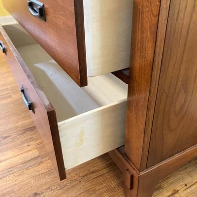 LOT 67: Wooden Media Chest