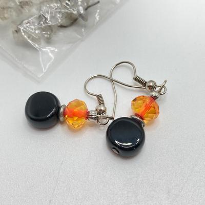 LOT 69: Collection of Handcrafted Dangle Style Earrings and More - 18 Pairs