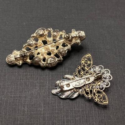 LOT 75: Vintage Brooch / Pin Collection