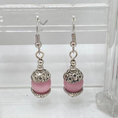 LOT 76: Eighteen Pairs of Earrings - Handcrafted, Dangle and More