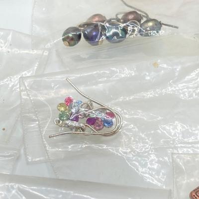 LOT 76: Eighteen Pairs of Earrings - Handcrafted, Dangle and More