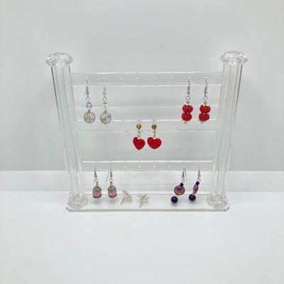 LOT 76: Eighteen Pairs of Earrings - Handcrafted, Dangle and More