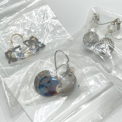LOT 77: Collection of Earrings - Dangle, Stud, Handcrafted and More