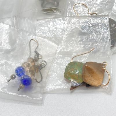 LOT 77: Collection of Earrings - Dangle, Stud, Handcrafted and More
