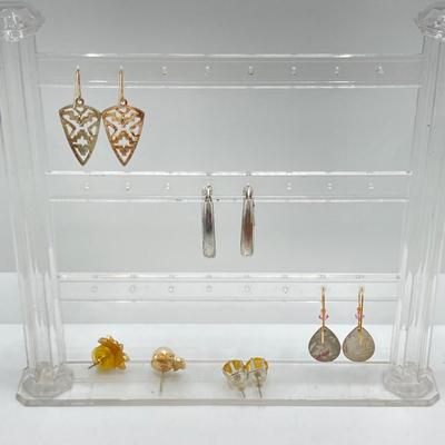 LOT 77: Collection of Earrings - Dangle, Stud, Handcrafted and More
