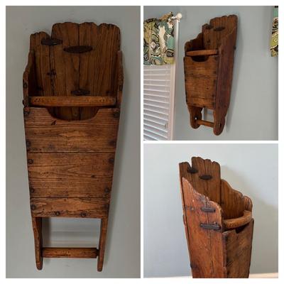 LOT 82: Vintage Primitive Grain Scoop