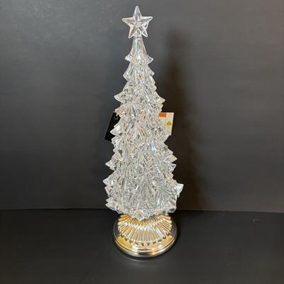 LOT 83: The White House Historical Association Ornaments & Light Acrylic Christmas Tree