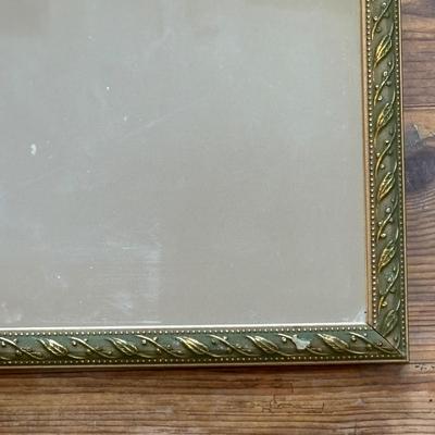 LOT 84: MCM Style Starburst Wall Clock, Glass Frog Votive Candle Holder, Joy Susan Wristlet Home Decor Wall Mirror, Women's...