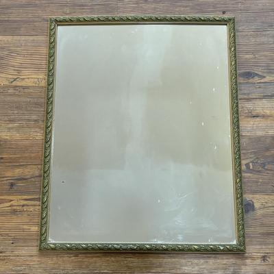 LOT 84: MCM Style Starburst Wall Clock, Glass Frog Votive Candle Holder, Joy Susan Wristlet Home Decor Wall Mirror, Women's...