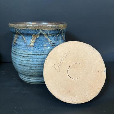 LOT 88: Glazed Stoneware Pottery Collection: Mugs Bowls Jar, Signed & Unsigned
