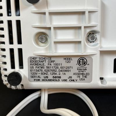 LOT 93: Chef's Choice Electric Knife Sharpener along with Assorted Kitchen Cutlery