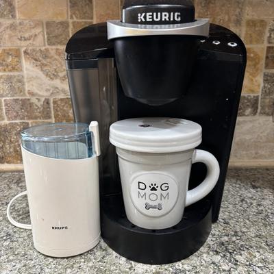LOT 98: Keurig Coffee Machine & Krups Coffee/Spice Grinder