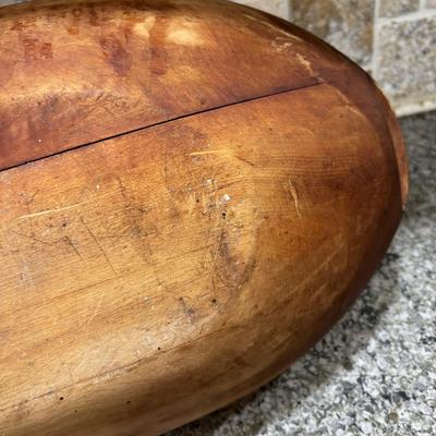 LOT 101: Large Wooden Bowl (21" x 11"), Yeti Mugs & Can Holders, All-Clad, Grill Basket, Cheese Board, Peculator Coffee Pot