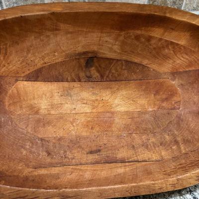 LOT 101: Large Wooden Bowl (21" x 11"), Yeti Mugs & Can Holders, All-Clad, Grill Basket, Cheese Board, Peculator Coffee Pot