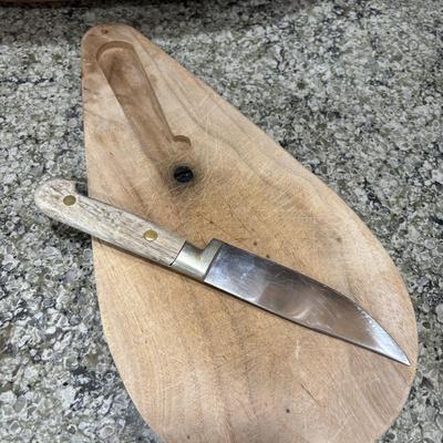 LOT 101: Large Wooden Bowl (21" x 11"), Yeti Mugs & Can Holders, All-Clad, Grill Basket, Cheese Board, Peculator Coffee Pot