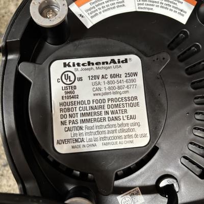 LOT 103: Kitchen Aid Food Processor & Blender