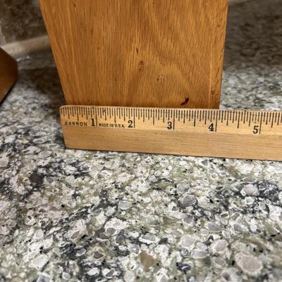 LOT 104: Cutco Knife Set w/Wooden Block & Cutco Utensil Holder