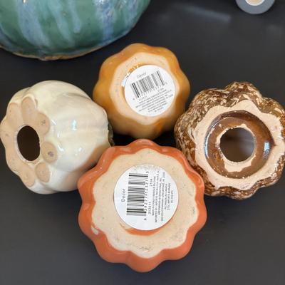 LOT 107: Fall Home Decor featuring a Handcrafted Glazed Pottery Vase/Vessel