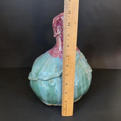 LOT 107: Fall Home Decor featuring a Handcrafted Glazed Pottery Vase/Vessel