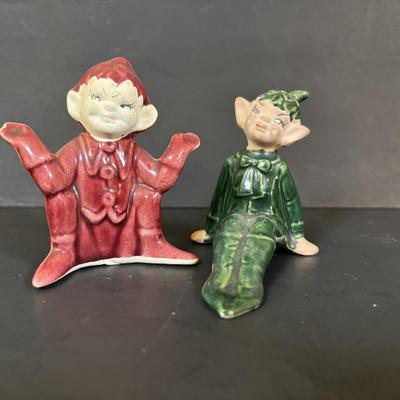 LOT 111: Vintage Pixie/Elf Figures