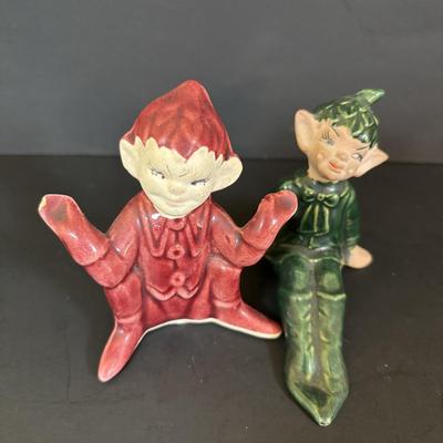 LOT 111: Vintage Pixie/Elf Figures
