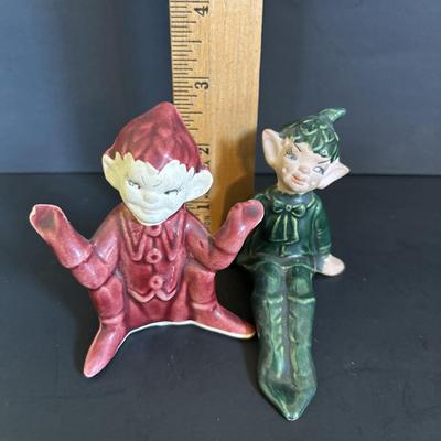 LOT 111: Vintage Pixie/Elf Figures