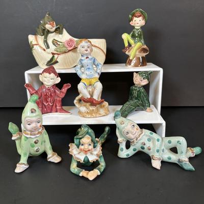 LOT 111: Vintage Pixie/Elf Figures