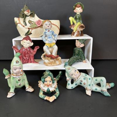 LOT 111: Vintage Pixie/Elf Figures