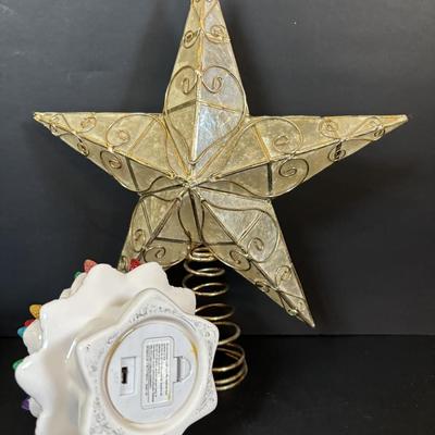 LOT 112: Holiday Collectibles: Miniature Peanuts Book & Charlie Brown Tree, NECA Snow Miser Bobble Head, Disney Ornaments, Gourd...