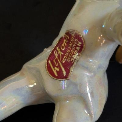 LOT 113: Vintage Pixies & Elves Figures including Lefton, a Candle Hugger & Christmas