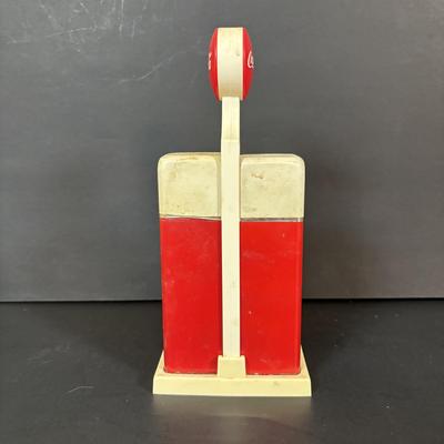 LOT 114: Black & White Framed Photos of Store Fronts, Ande Rooney Metal Sign, Coca-Cola Glasses, 1993 Coca-Cola Vending Machine...