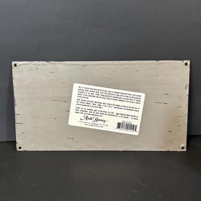 LOT 114: Black & White Framed Photos of Store Fronts, Ande Rooney Metal Sign, Coca-Cola Glasses, 1993 Coca-Cola Vending Machine...