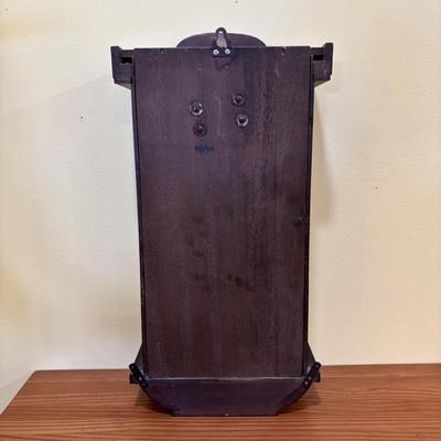 LOT 14: Antique Wall Clock w/Decorative Carvings