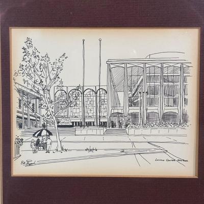 LOT 126: Bill Sheppard Signed & Dated Postcard Size Etchings of New York