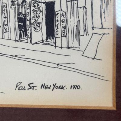 LOT 126: Bill Sheppard Signed & Dated Postcard Size Etchings of New York