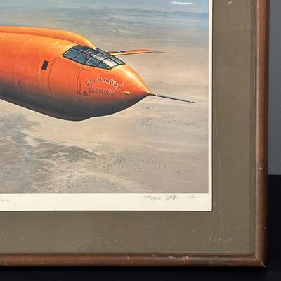 LOT 127: Signed & Numbered Lithograph: "Yeager's Quest" by Stan Stokes, w/COA