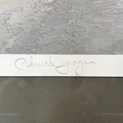 LOT 127: Signed & Numbered Lithograph: "Yeager's Quest" by Stan Stokes, w/COA