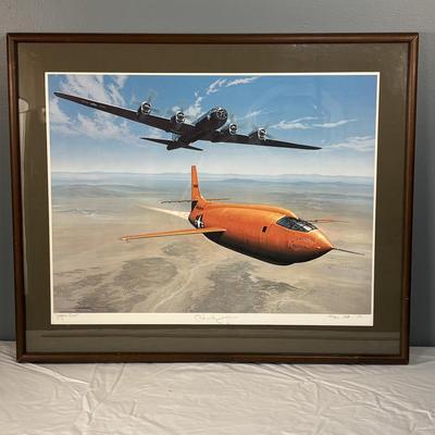LOT 127: Signed & Numbered Lithograph: "Yeager's Quest" by Stan Stokes, w/COA