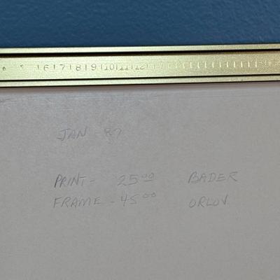 LOT 128: Vintage Print in Commemoration of the Golden Anniversary of the B-17 "Flying Fortress"