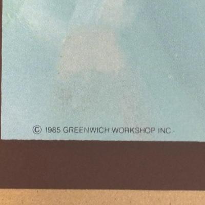 LOT 128: Vintage Print in Commemoration of the Golden Anniversary of the B-17 "Flying Fortress"