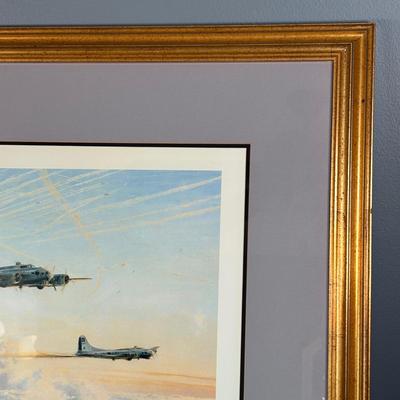 LOT 129: Signed & Numbered Lithograph: "Gathering of Eagles" by Robert Taylor w/COA