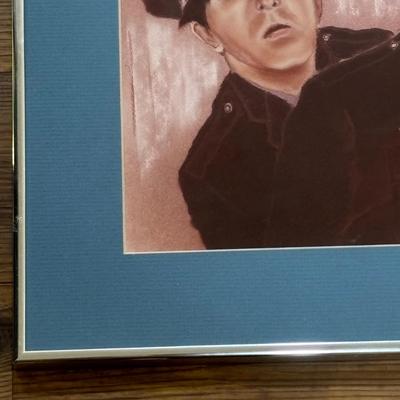 LOT 130: Signed & Dated by Graphic Artist Al. Pirollo Pastel Drawing of the Three Stooges as Philadelphia Police