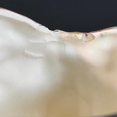 LOT 134: Country Landscape Etching, Vintage Native American Jar, Maltese Falcon Replica & Cristal Darqueas Eagle