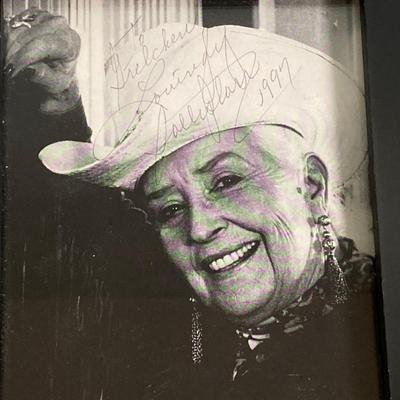 LOT 136: Horseshoe Rack with Collection of Western Memorabilia - John Wayne and Sally Star