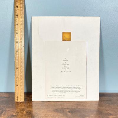 LOT 136: Horseshoe Rack with Collection of Western Memorabilia - John Wayne and Sally Star