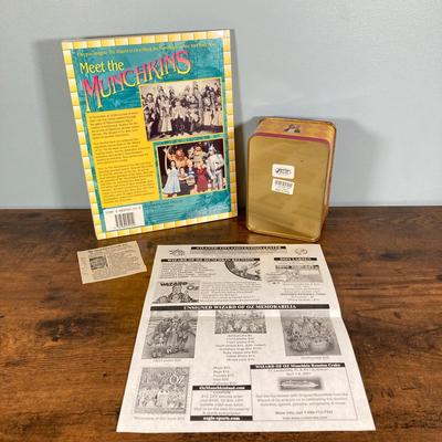 LOT 137: Entertainment Memorabilia Collection - Frank Sinatra, 45 Records, Wizard of Oz Book and Ornament, Life Magazines and More